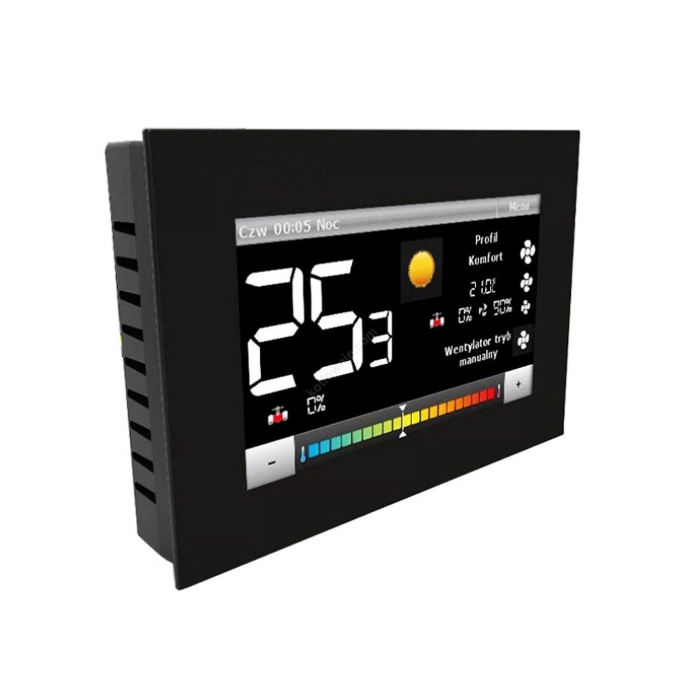Комнатный термостат ISAN MULTI SENSOR WI-FI Черный
